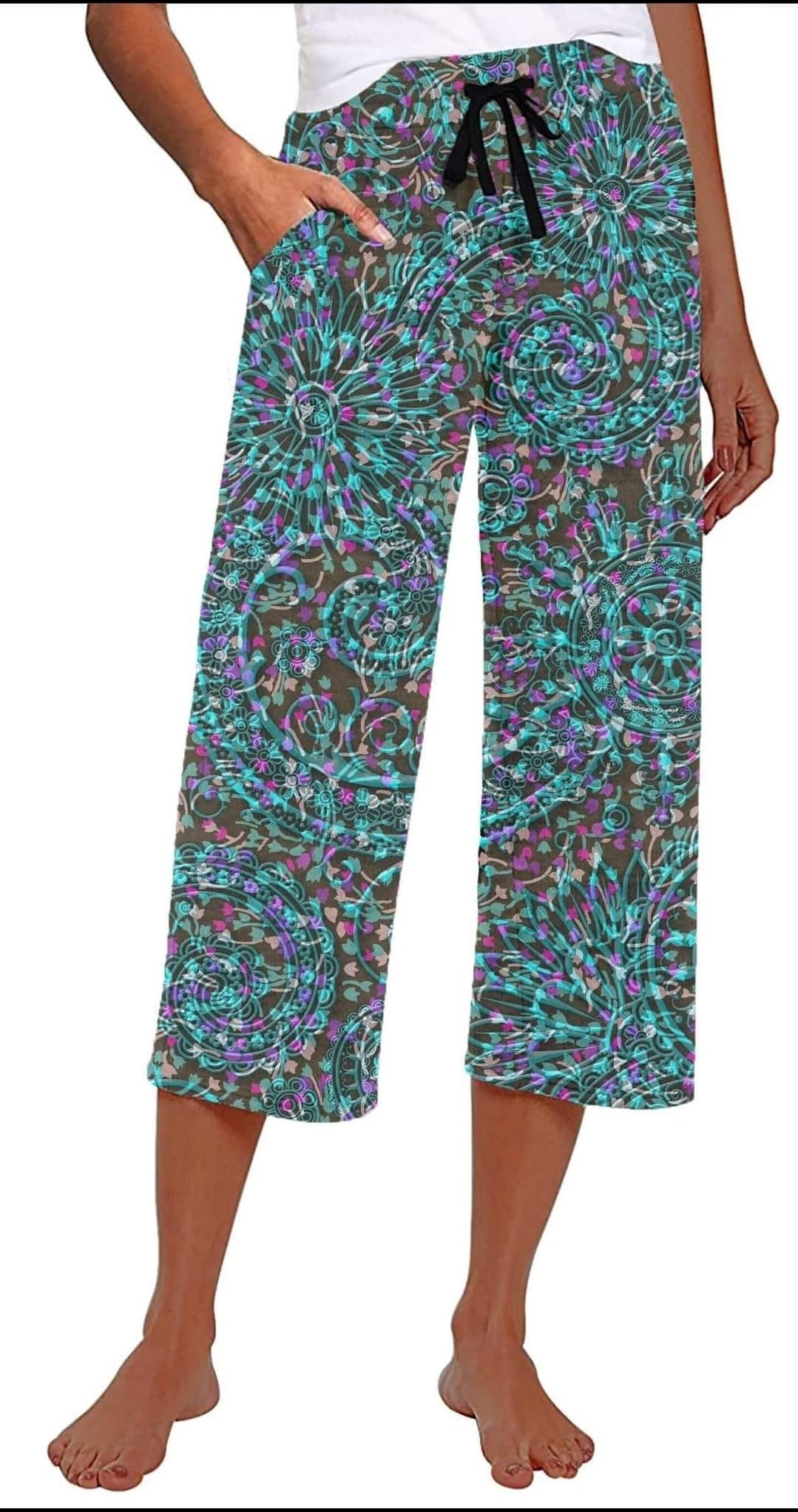 Jazzy Blues Capris