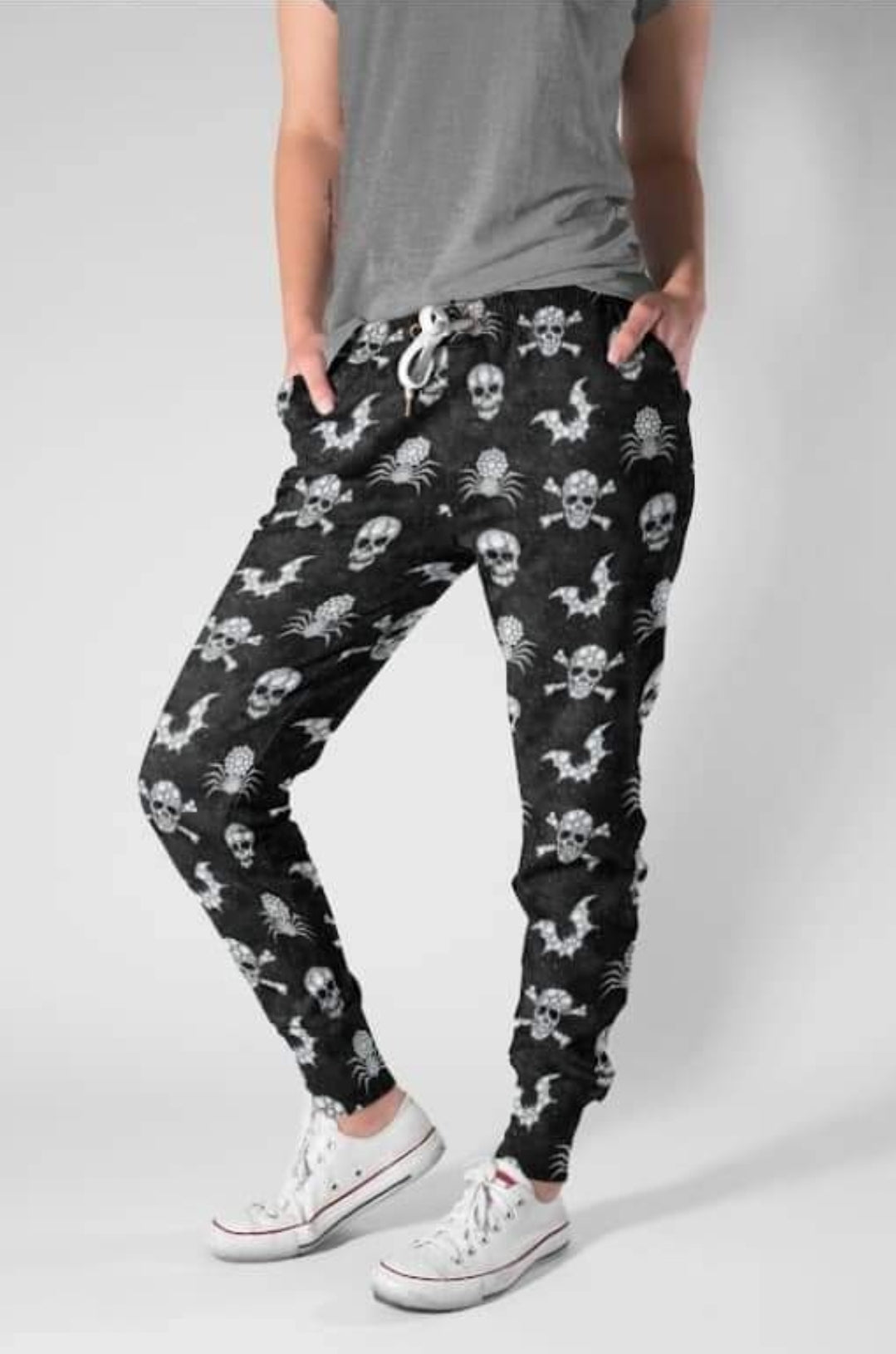 Diamond Skulls leggings, capris, joggers, and skorts