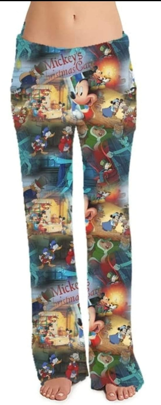Christmas Carol Leggings, lounge pants