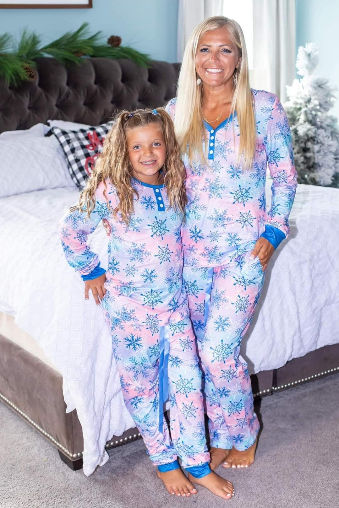 Mommy and me winter pajama party