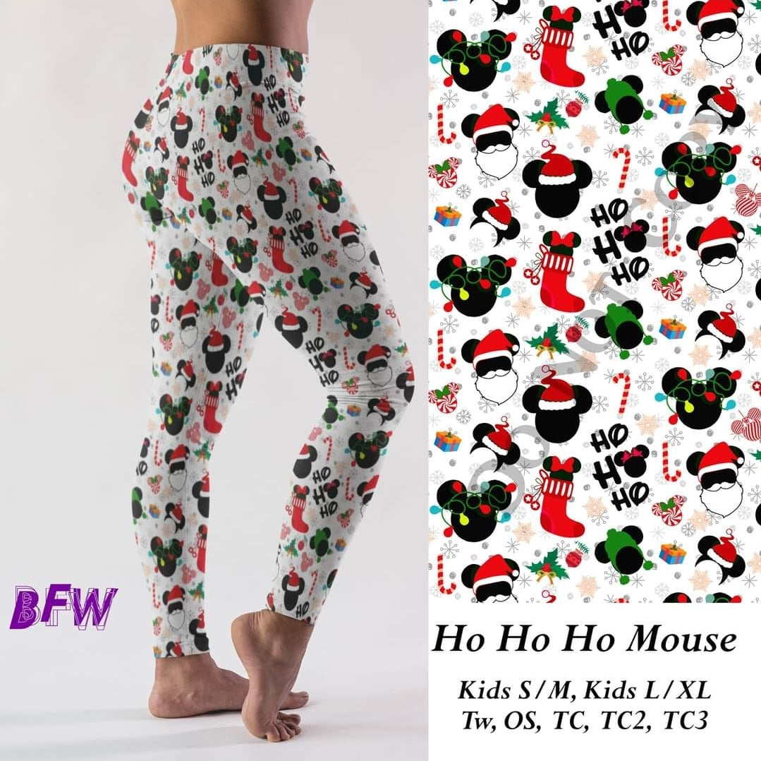 HO HO HO mouse leggings and unisex loungers