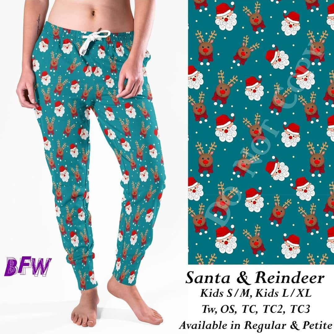 Santa & Reindeer Capris