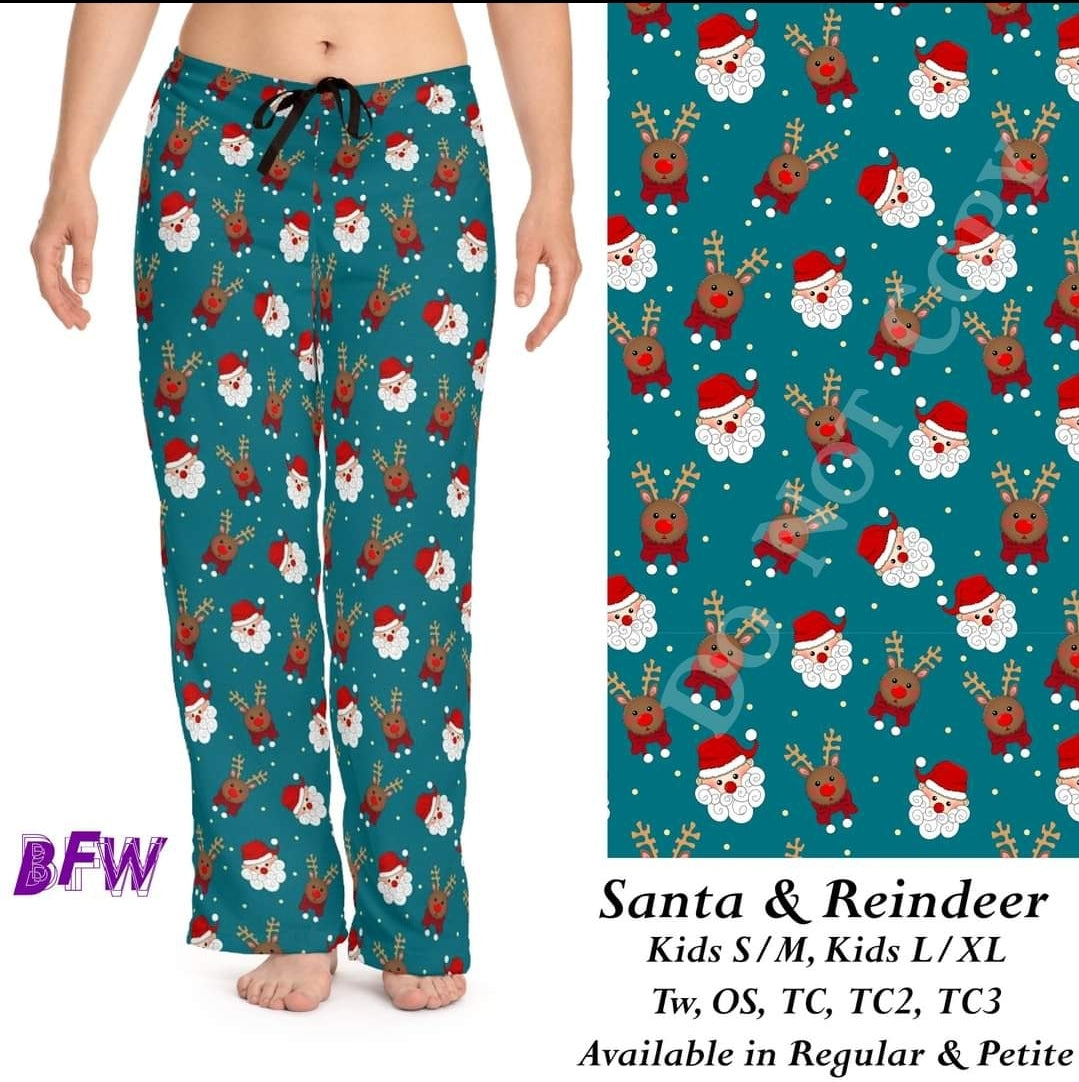 Santa & Reindeer Capris