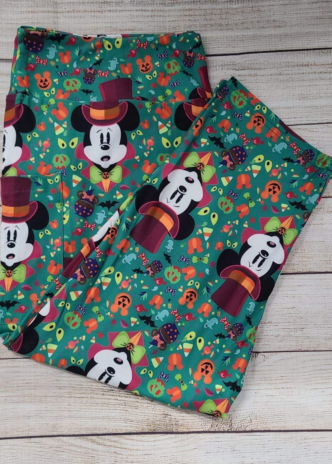 Magical Mickey Leggings and Capris adults and kids with pockets
