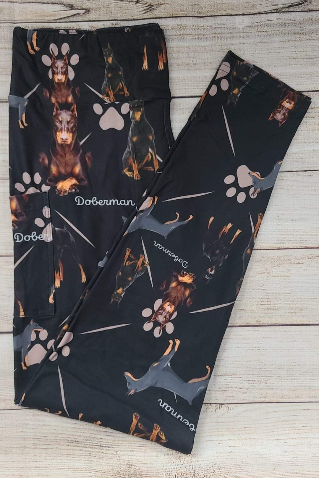 Doberman capris and joggers with pockets