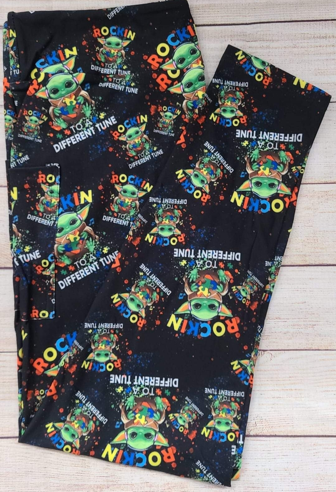 Rockin' leggings and jogger shorts with pockets