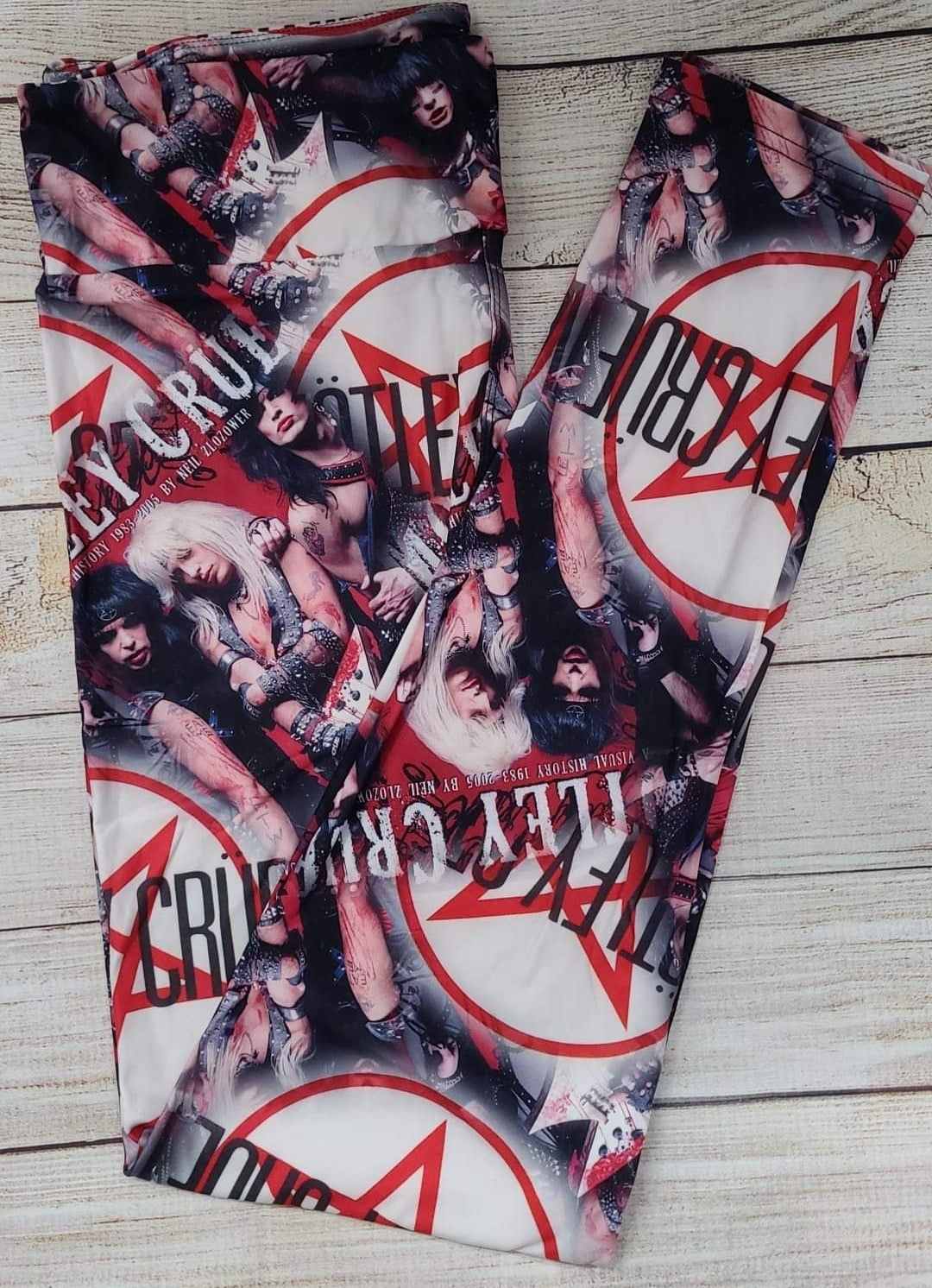 Motley Crue leggings, lounge pants, and joggers