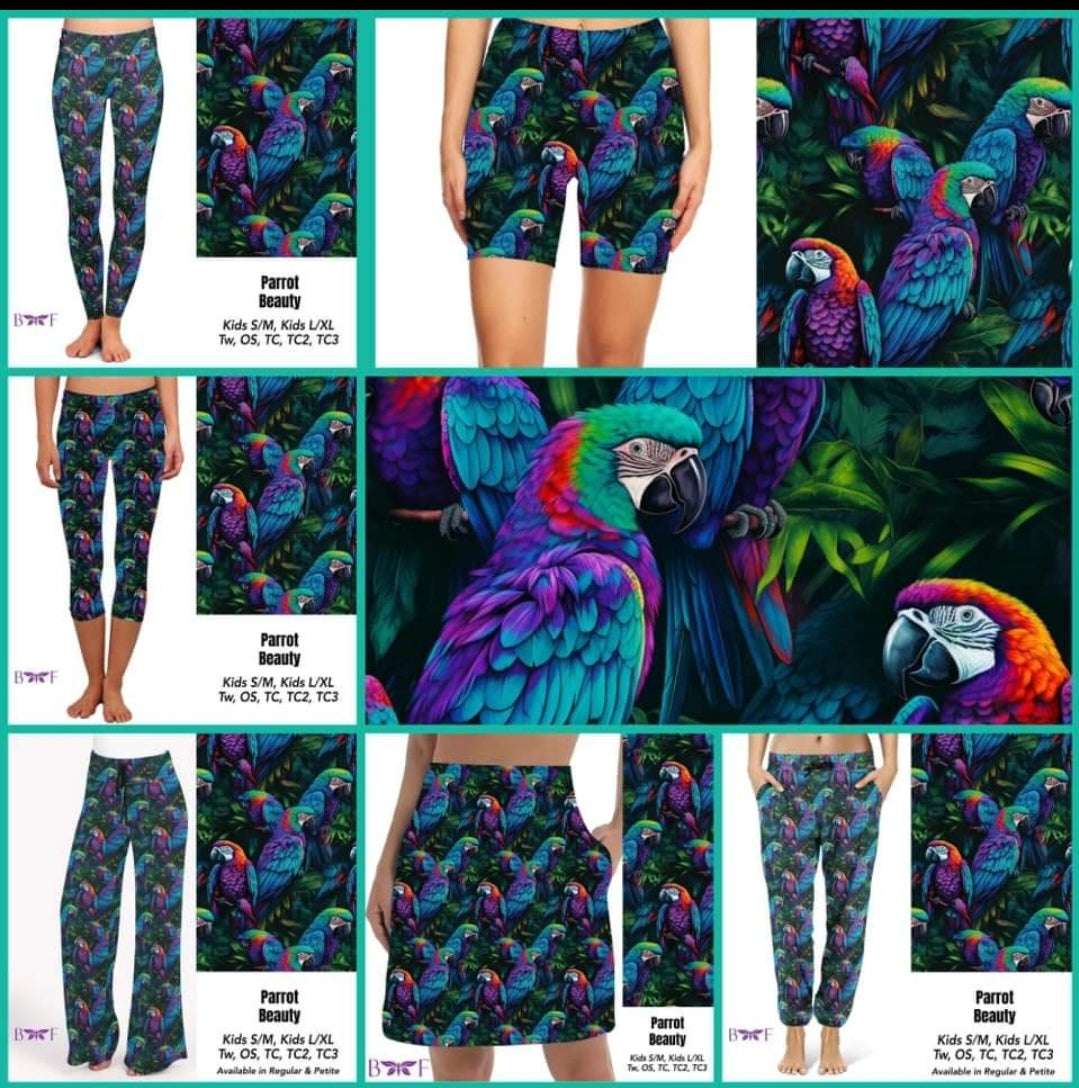Parrot Beauty Leggings with pockets