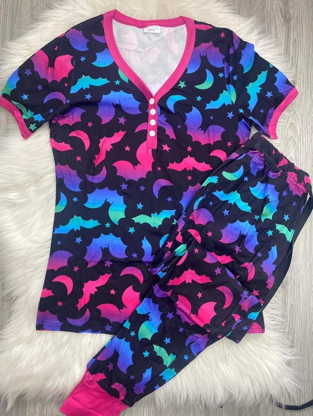 Halloween 2 pc pajamas xs-4x preorder #0628