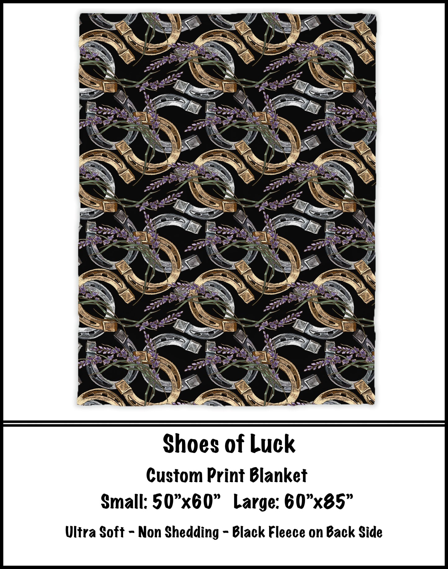 Shoes of Luck Fleece Blanket - preorder closes 8/7 eta 8-10 weeks