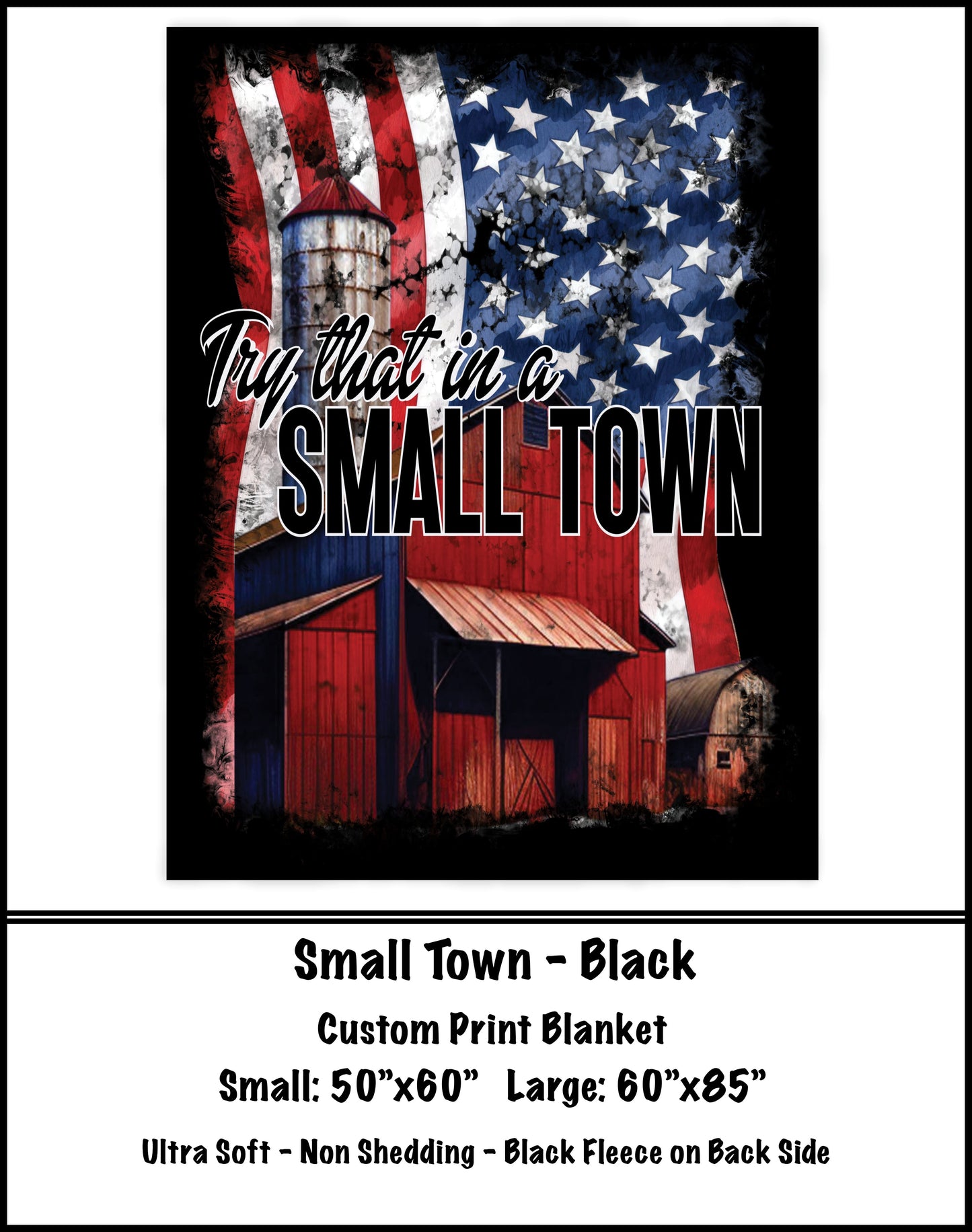 Small Town Black - preorder closes 8/7 eta 8-10 weeks