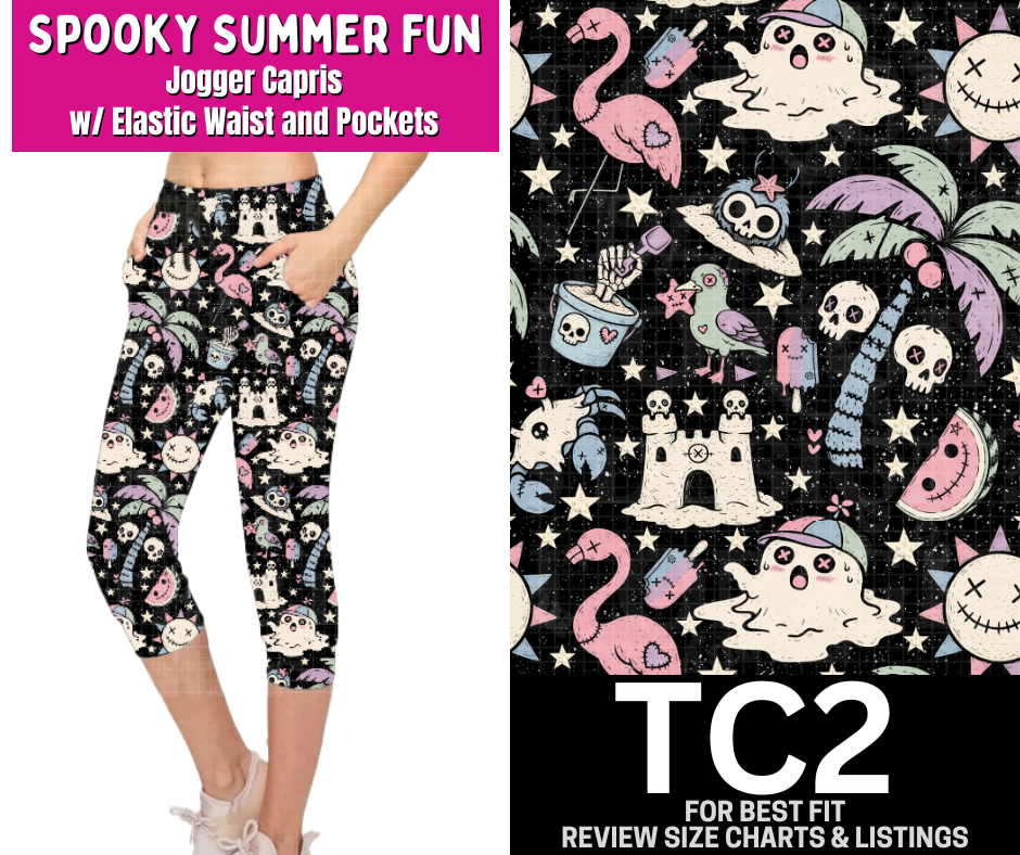 Spooky Summer Fun Jogger Capri
