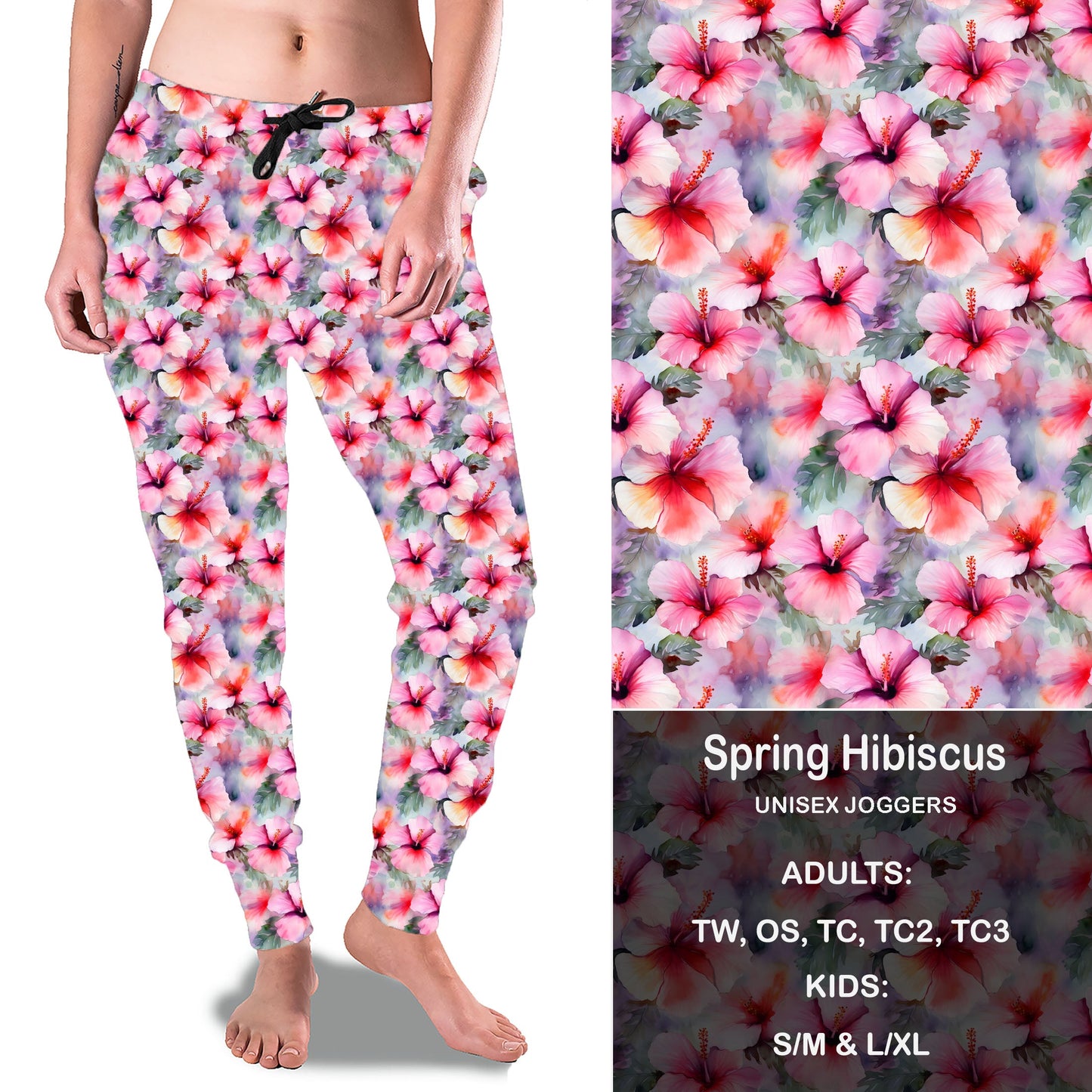 Spring Hibiscus - Full & Capri Joggers Preorder Closes 2/23