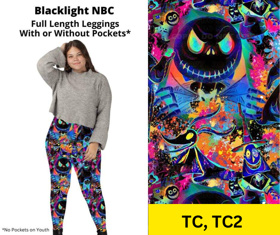 Blacklight NBC Full Length Leggings w/ Pockets