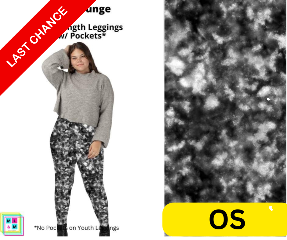 BW Grunge Full Length Leggings w/ Pockets