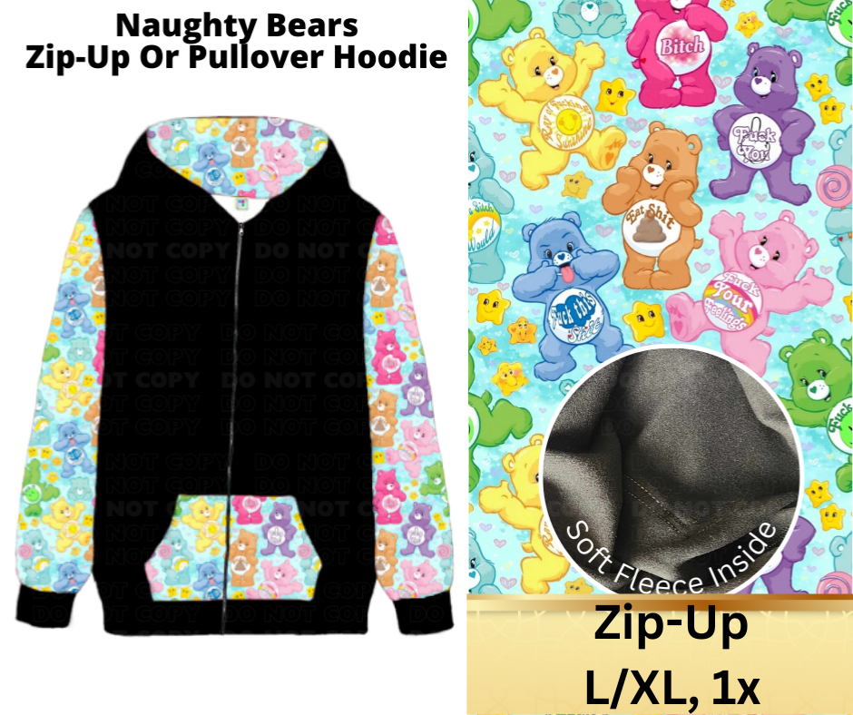 Naughty Bears Zip-Up Hoodie