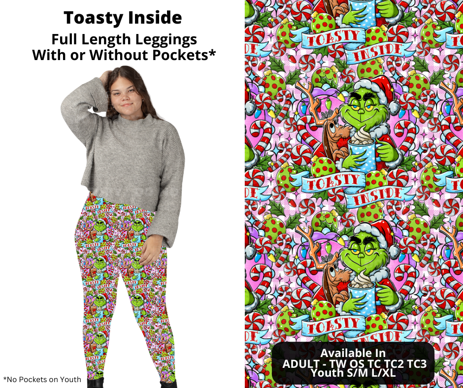 Toasty Inside Full Length Leggings w/ Pockets