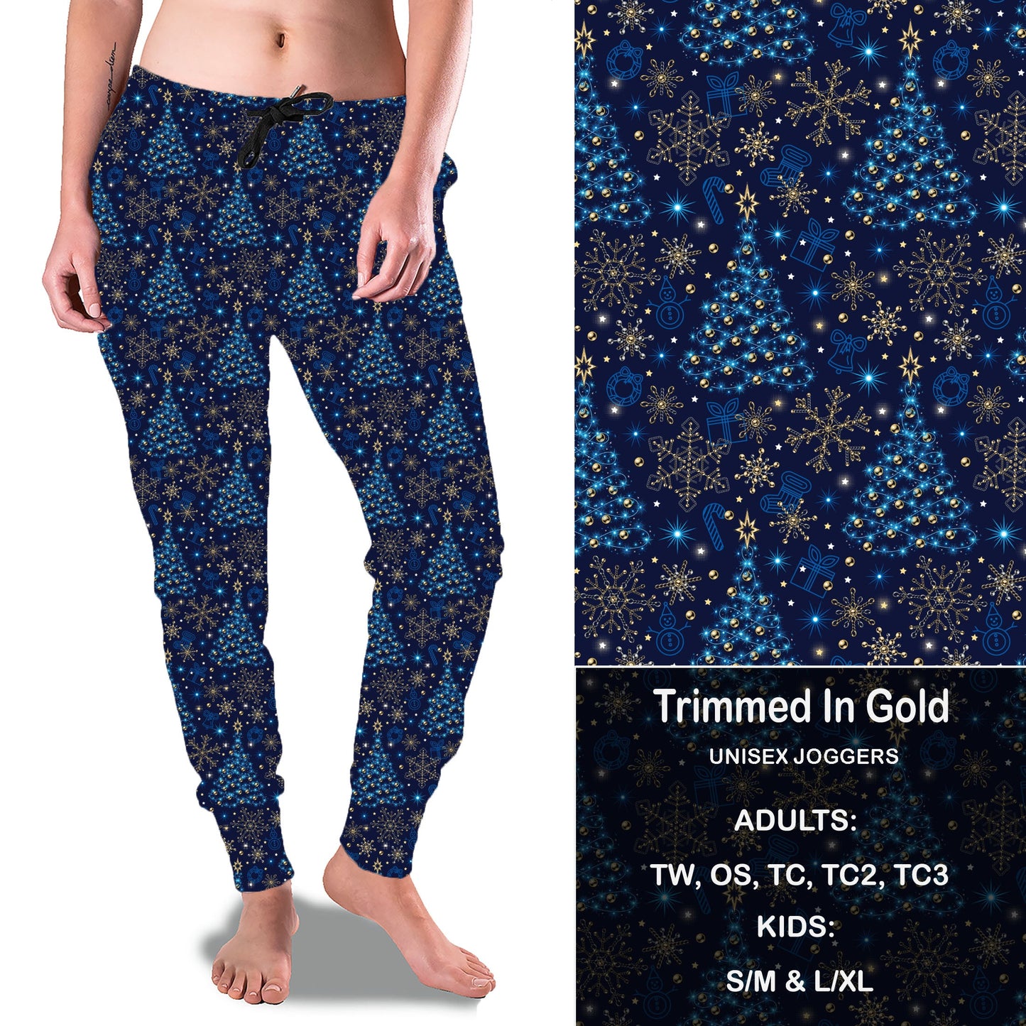 Trimmed In Gold - Full Joggers Preorder Closes 9/26 eta Nov.