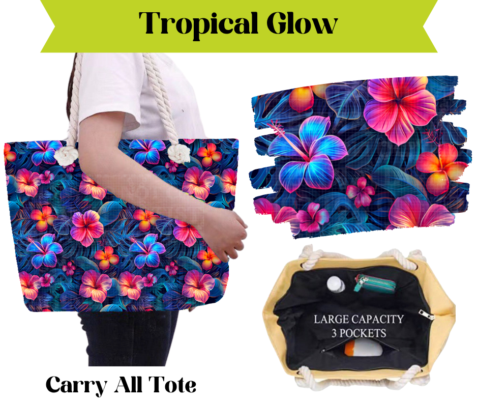 Tropical Glow Carry All Tote