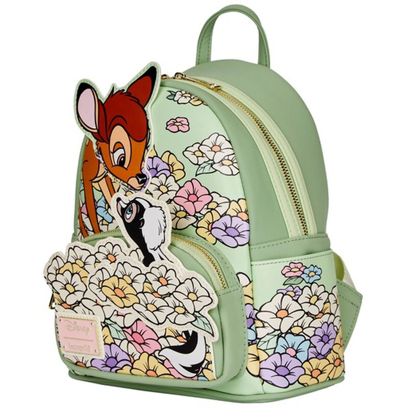 LOUNGEFLY BAMBI AND FLOWER MINI BACKPACK