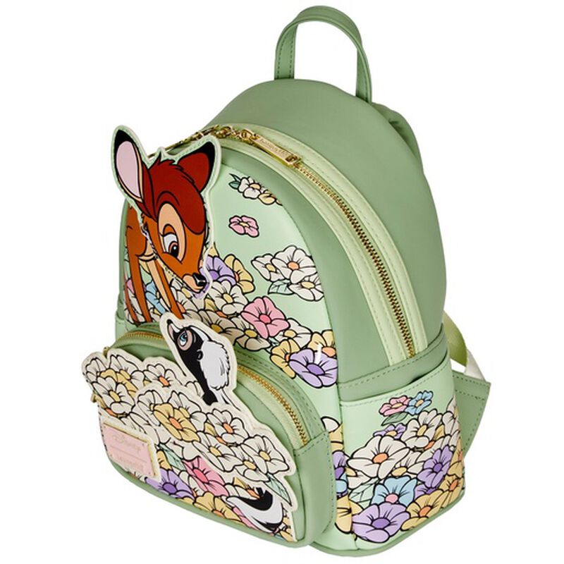 LOUNGEFLY BAMBI AND FLOWER MINI BACKPACK
