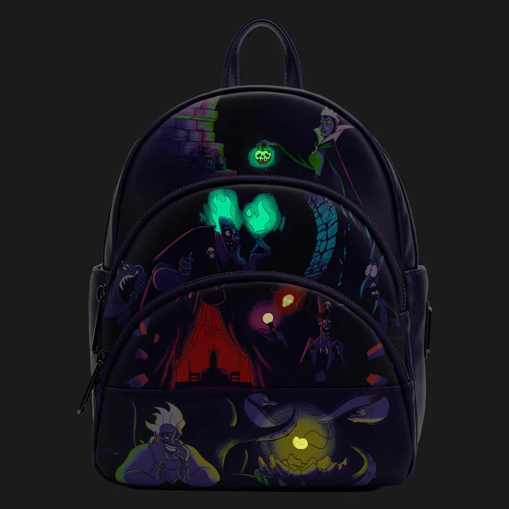 Disney Villains Glow in the Dark Mini Backpack