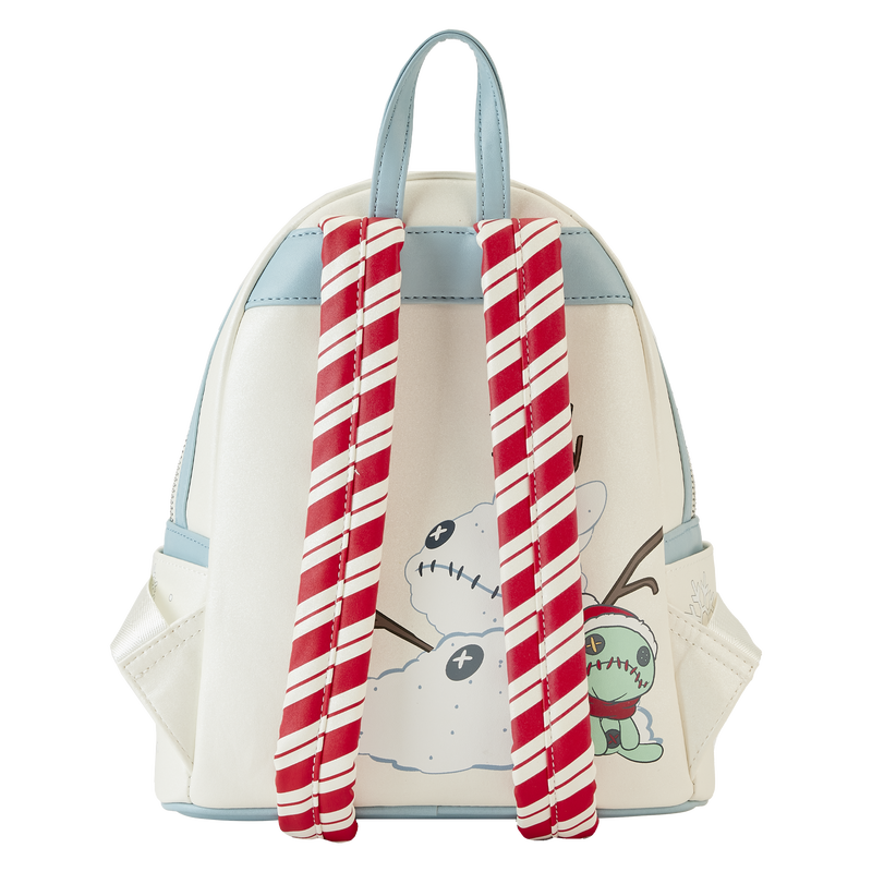 Stitch Holiday Snow Angel Glitter Mini Backpack