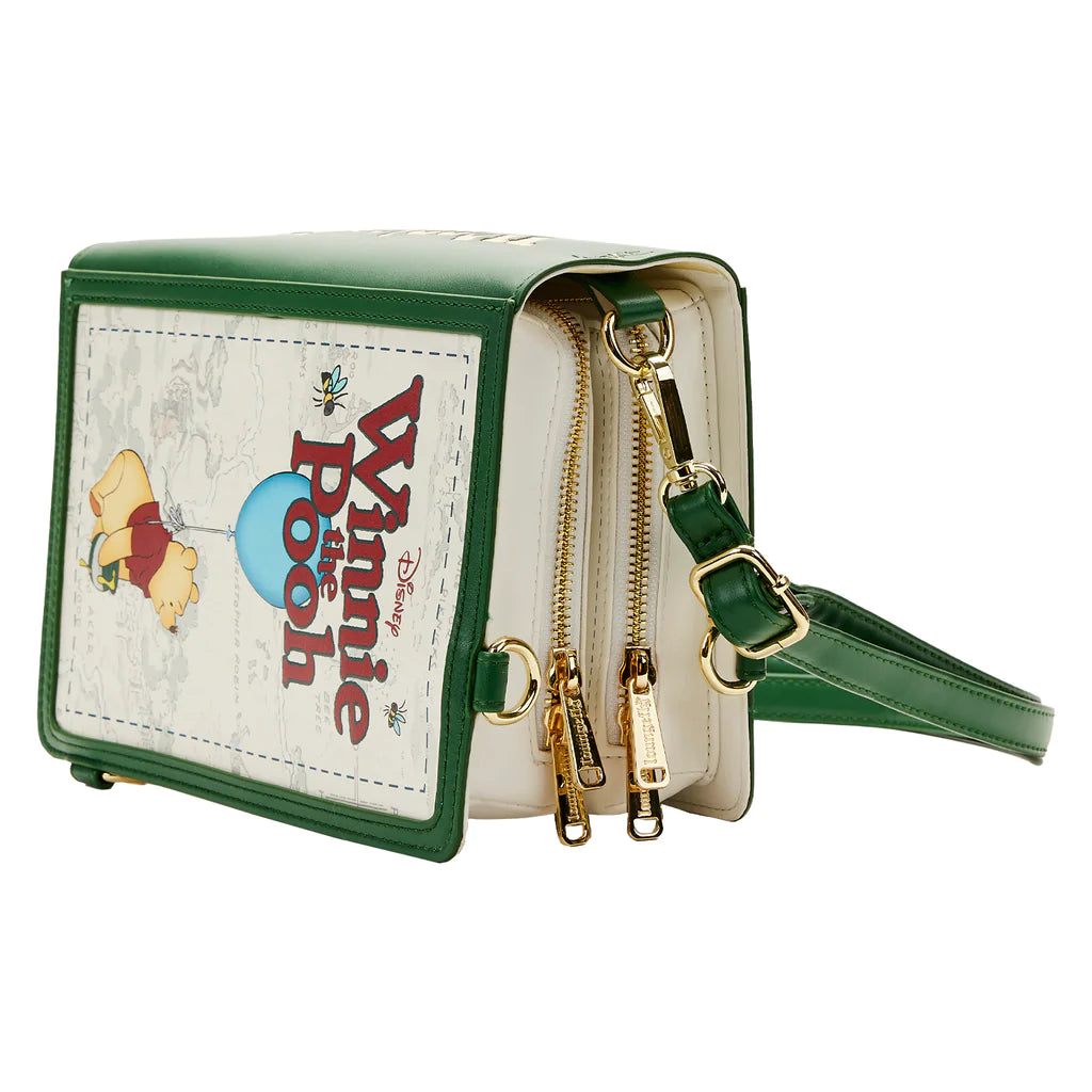 Winnie the Pooh Classic Book Cover Convertible Crossbody Bag