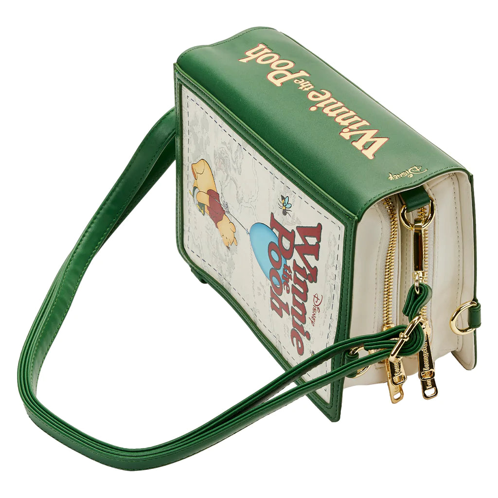 Winnie the Pooh Classic Book Cover Convertible Crossbody Bag