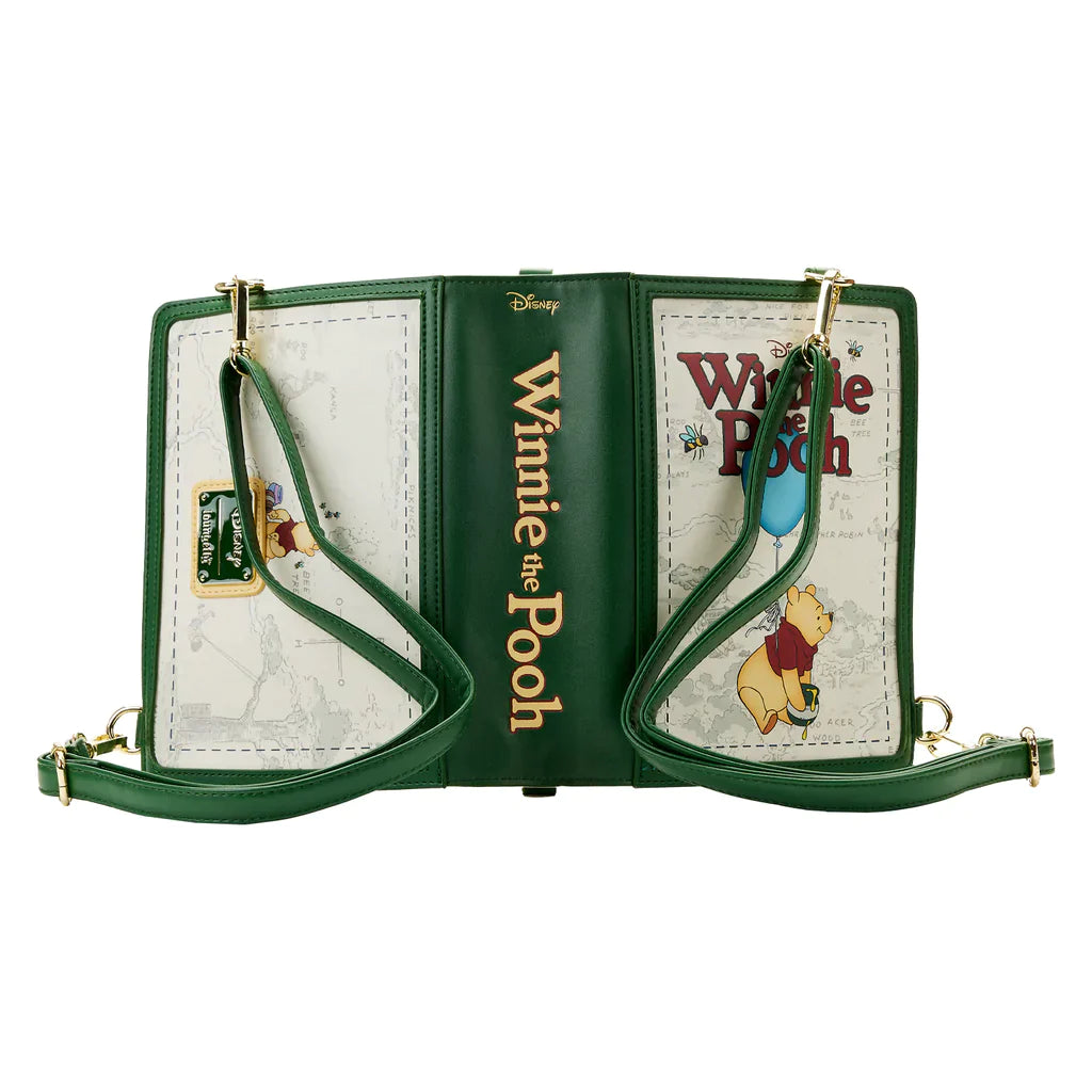 Winnie the Pooh Classic Book Cover Convertible Crossbody Bag