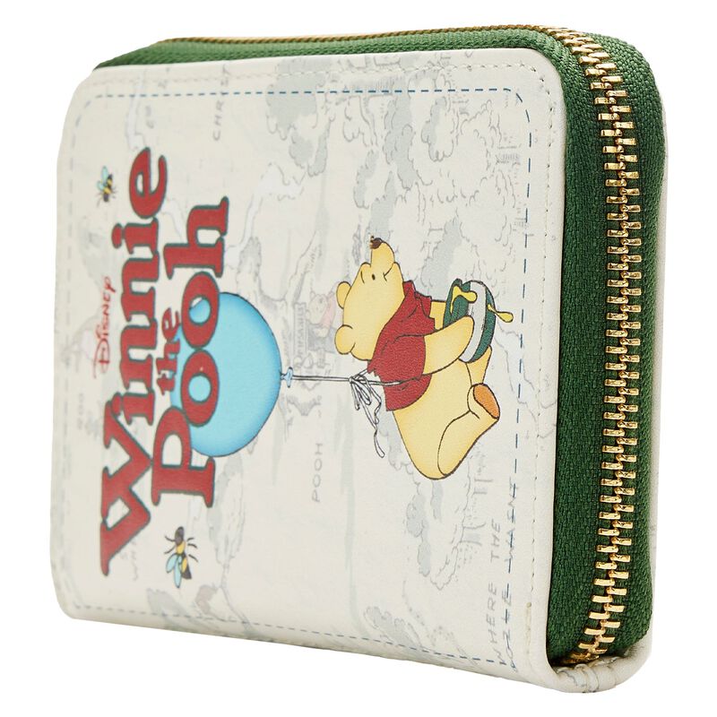 Winnie the Pooh Classic Book Cover Zip Around Wallet