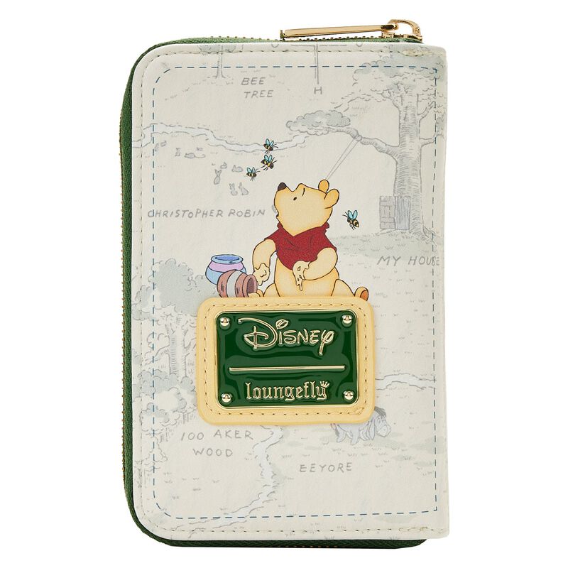 Winnie the Pooh Classic Book Cover Zip Around Wallet
