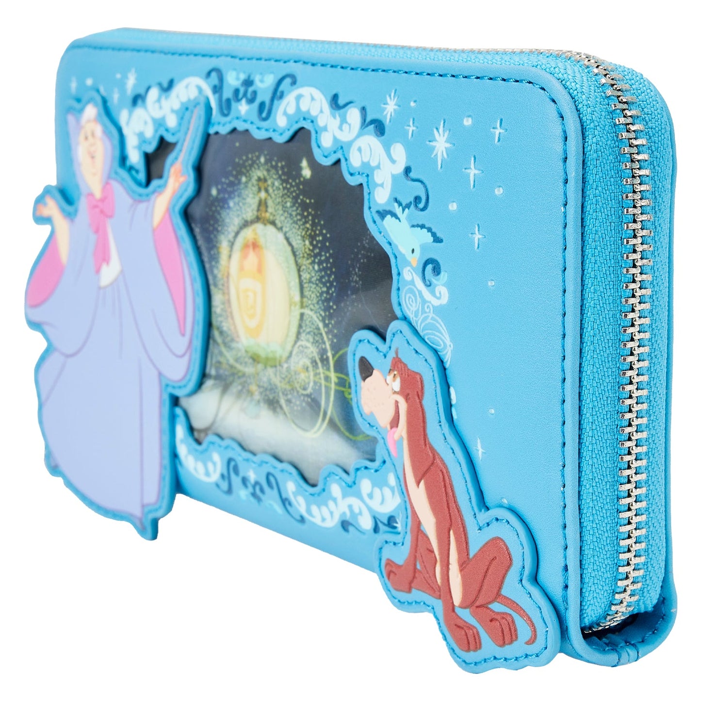LF DISNEY CINDERELLA PRINCESS LENTICULAR SERIES ZIP AROUND WRISTLET