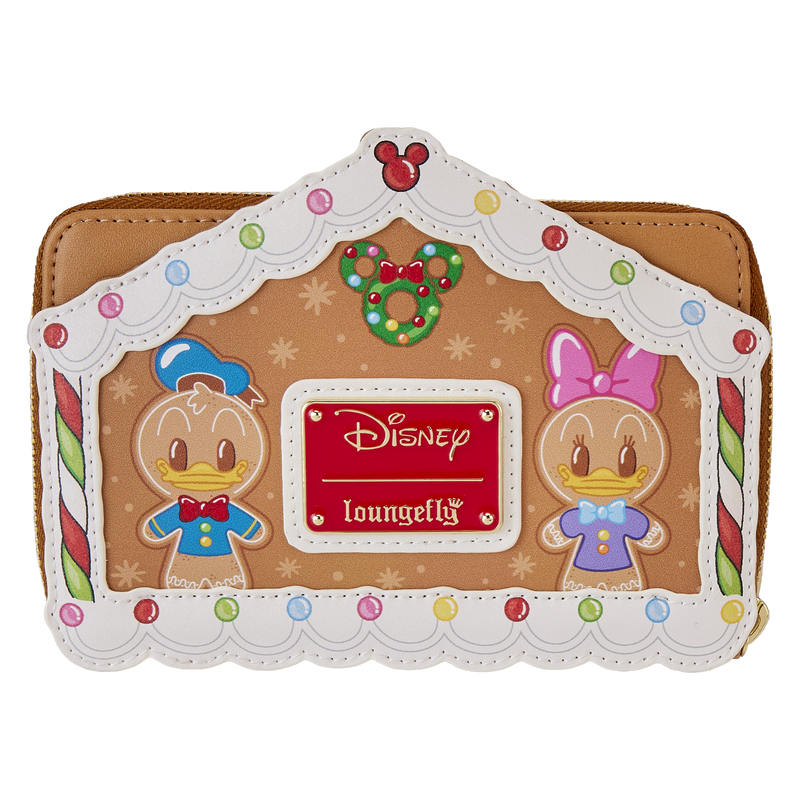 Mickey & Friends Gingerbread House Zip Around Wallet