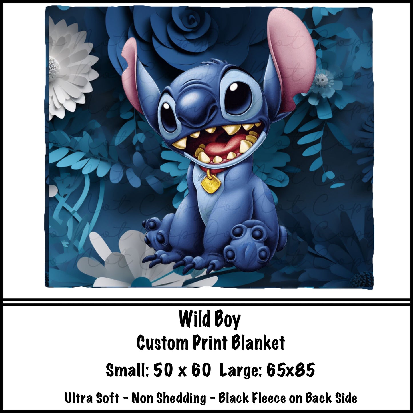 Wild Boy Fleece Blanket - preorder closes 8/7 eta 8-10 weeks