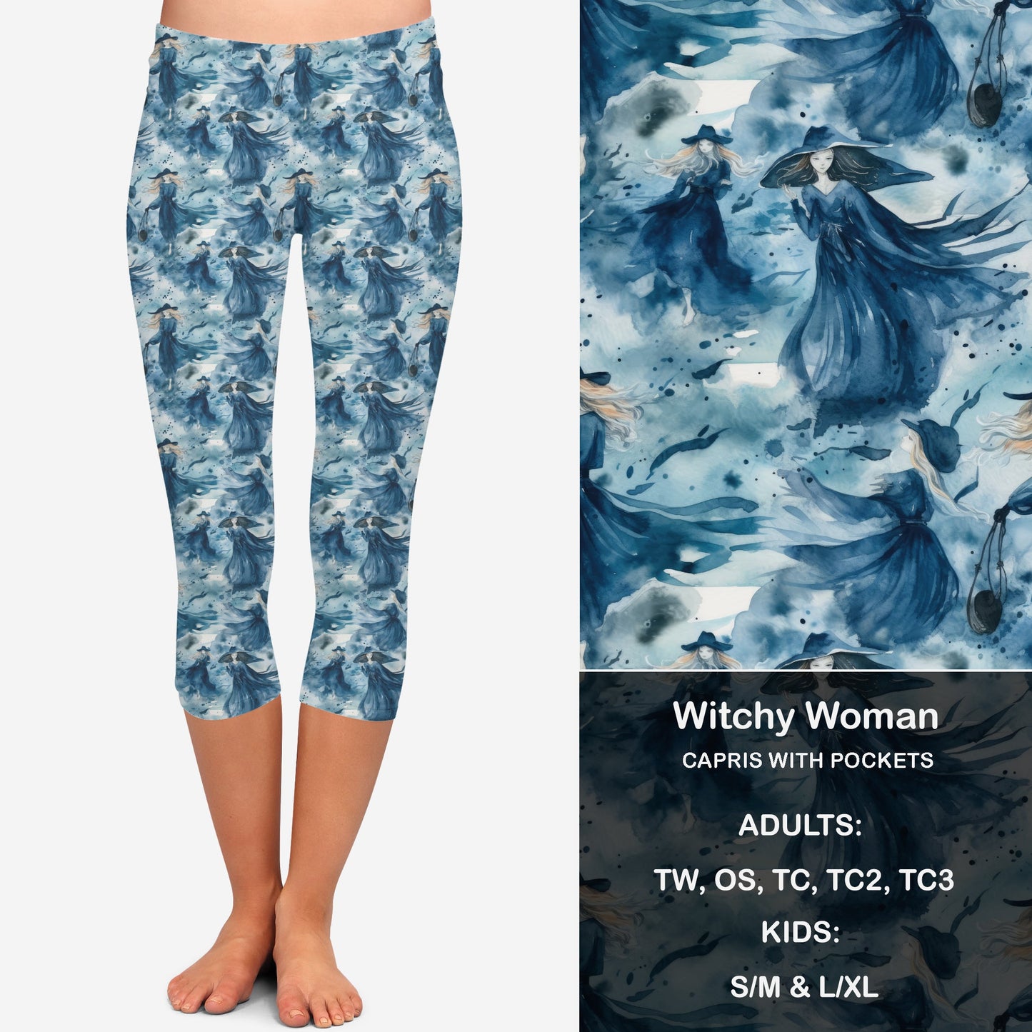 Witchy Woman Leggings & Capris with Pockets Preorder Closes 7/31 eta September
