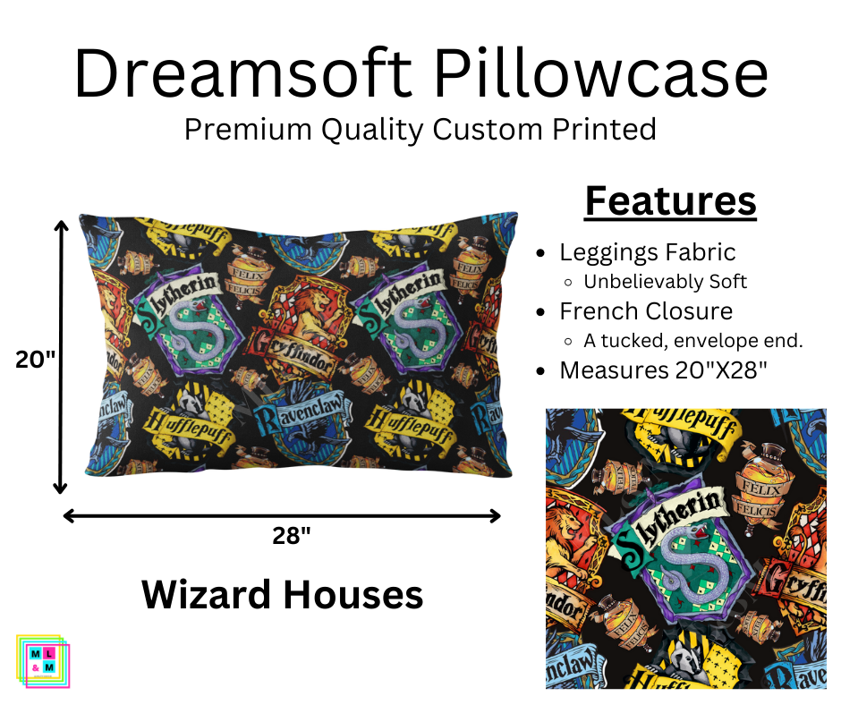 Wizard Houses Dreamsoft Pillowcase