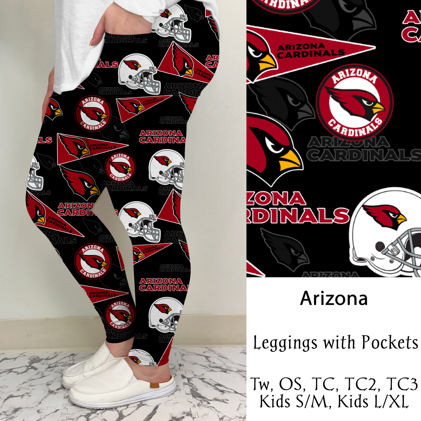 Arizona Football Leggings/Capri/Joggers | Run ends 8/16 | ETA Late September