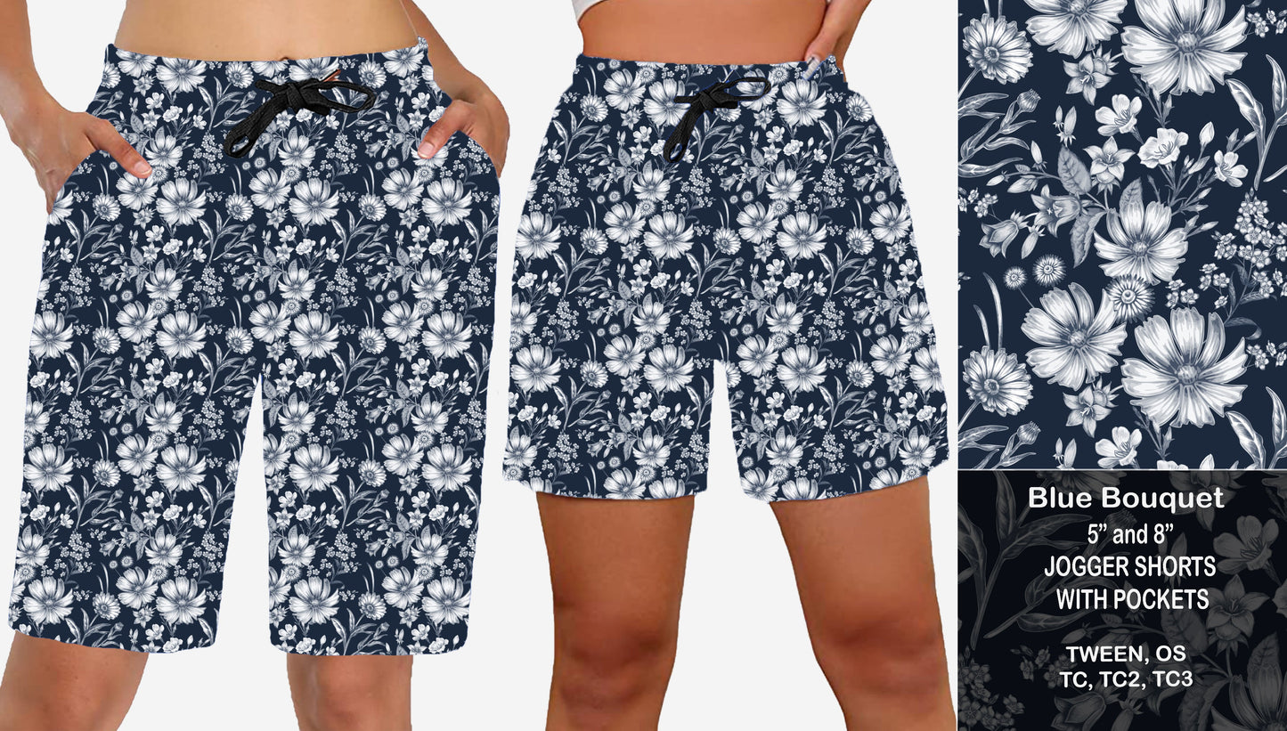 BLUE BOUQUET - Jogger Shorts Preorder Closes 7/28