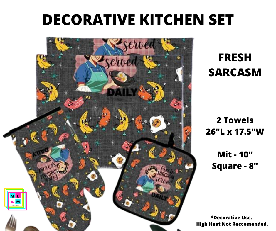 Fresh Sarcasm - Decorative Kitchen Set