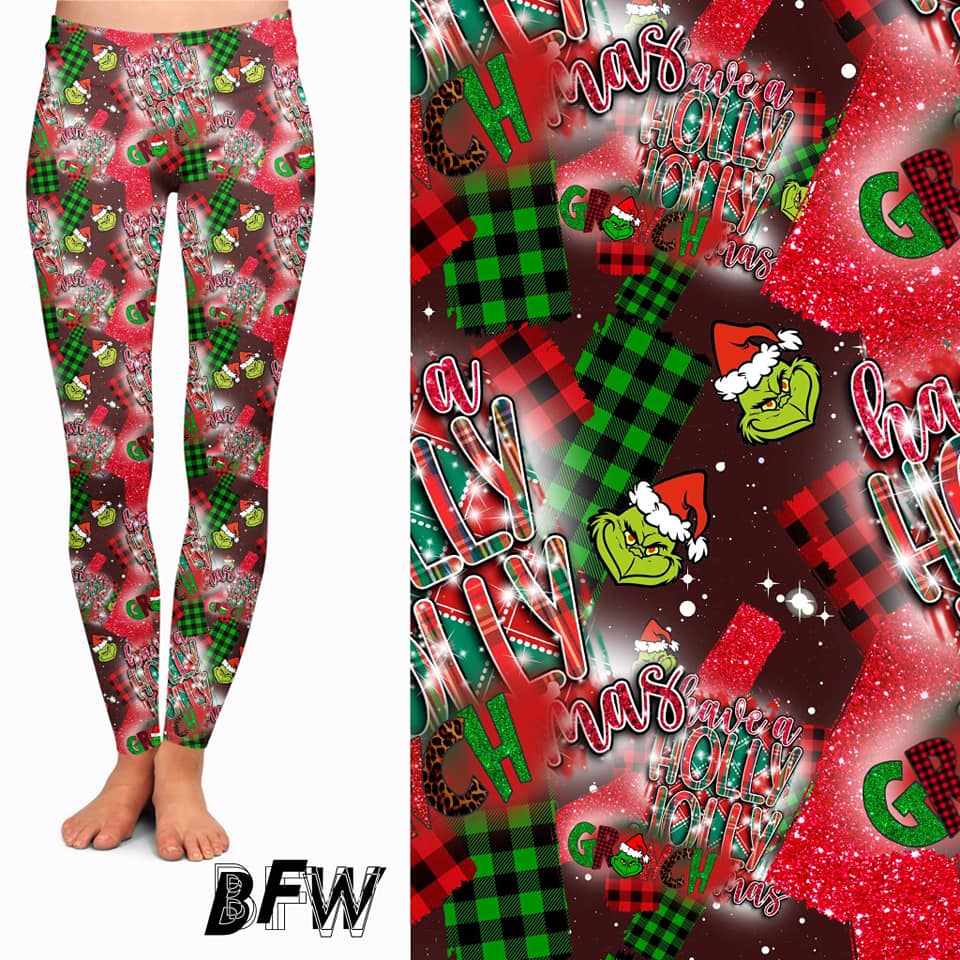 Grinch Plaid Lounge Pants