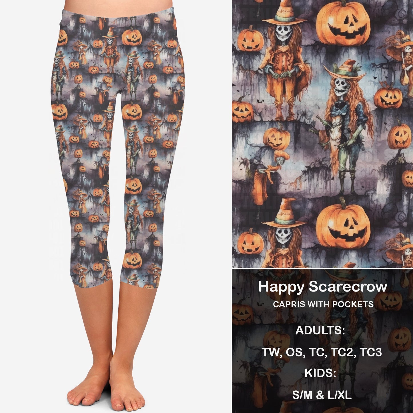 Happy Scarecrow Leggings & Capris with Pockets Preorder Closes 7/31 eta September