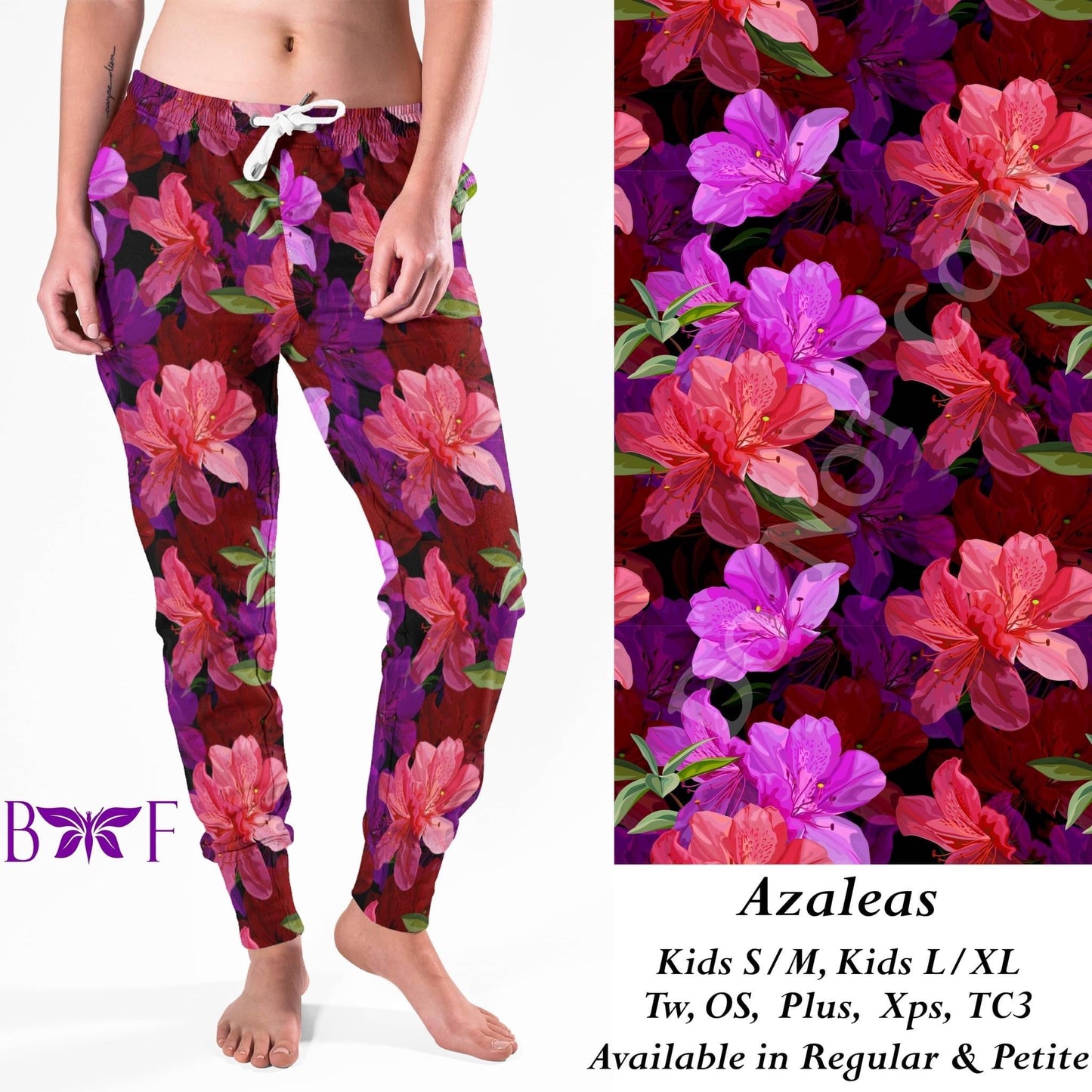 Azaleas capris and joggers with pockets