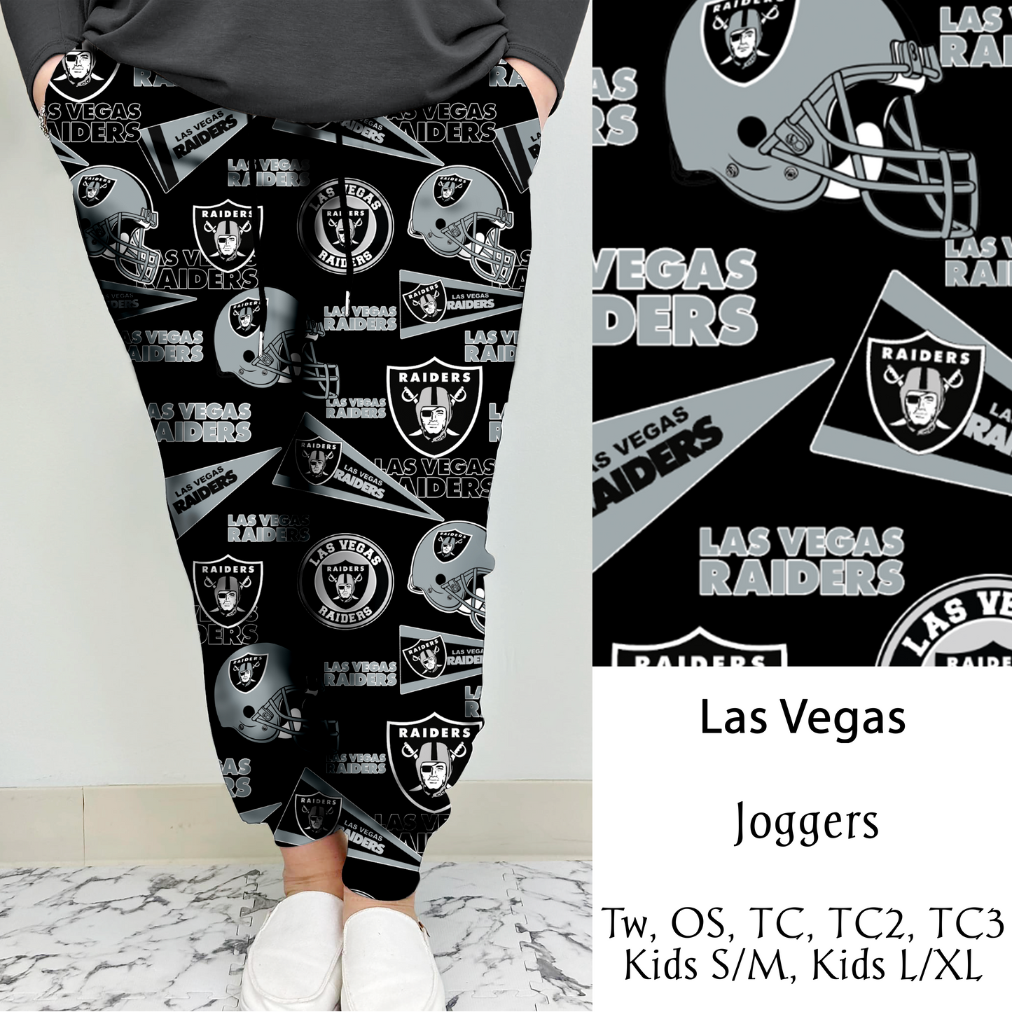 Las Vegas Football Leggings/Capri/Joggers | Run ends 8/16 | ETA Late September