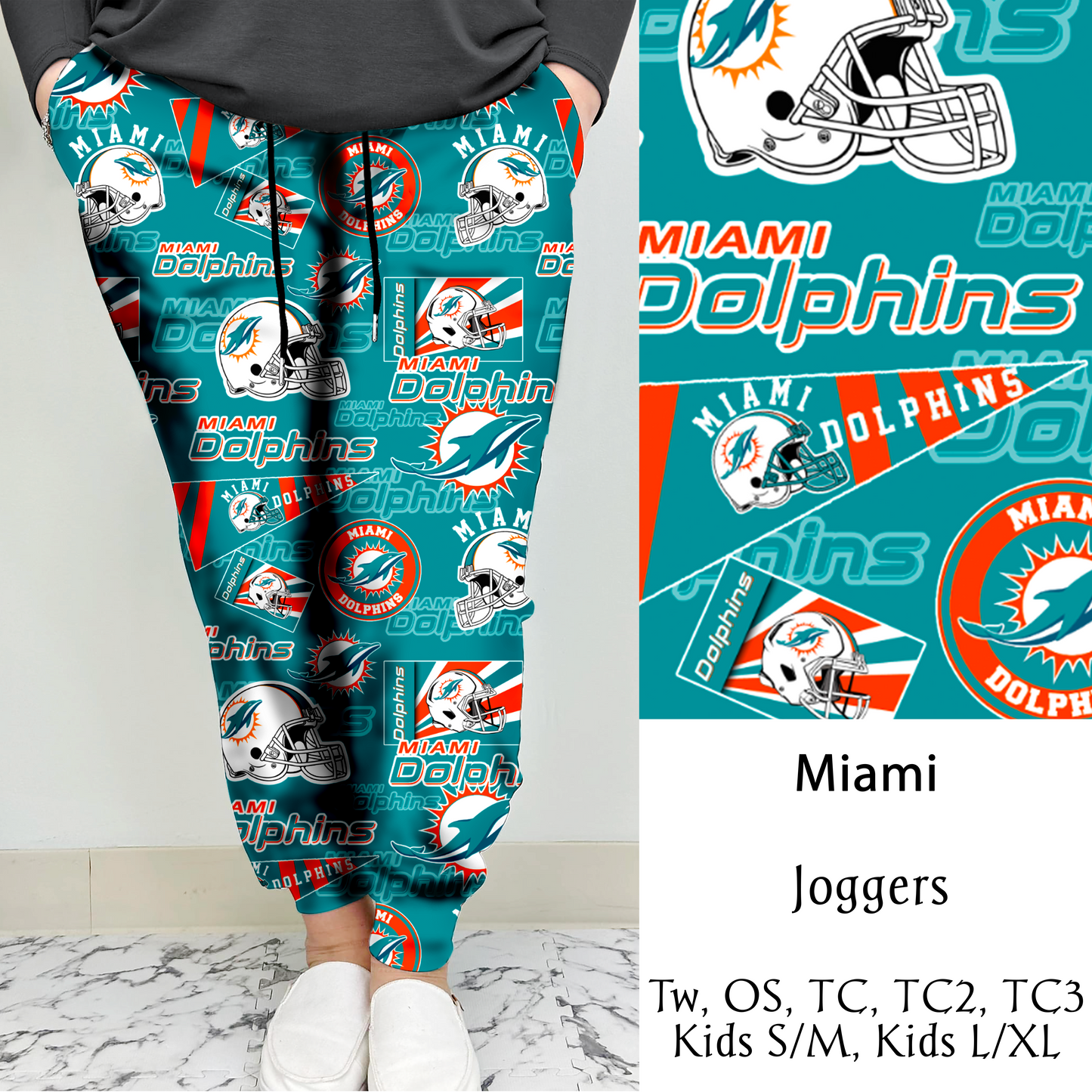Miami Football Leggings/Capri/Joggers | Run ends 8/16 | ETA Late September