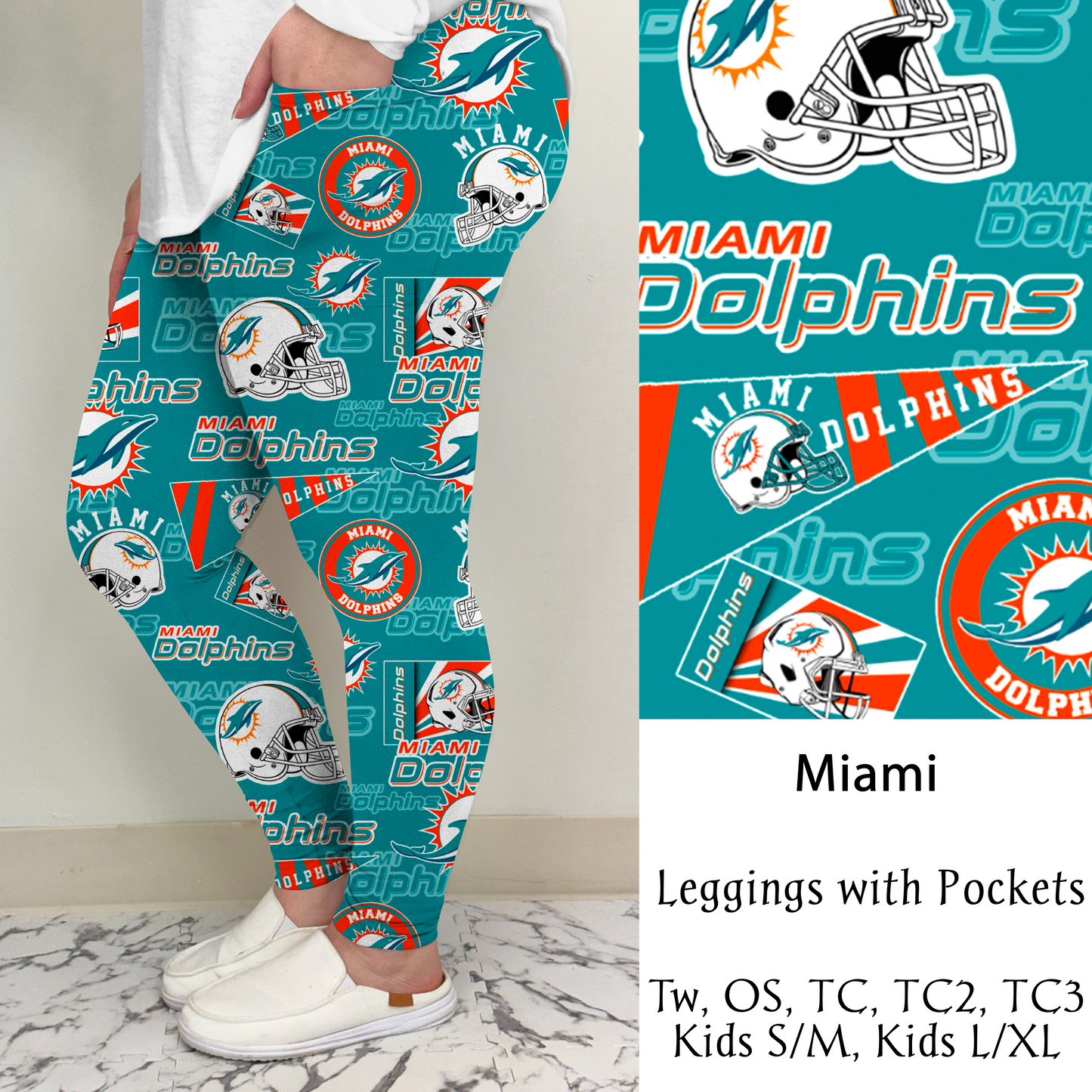 Miami Football Leggings/Capri/Joggers | Run ends 8/16 | ETA Late September