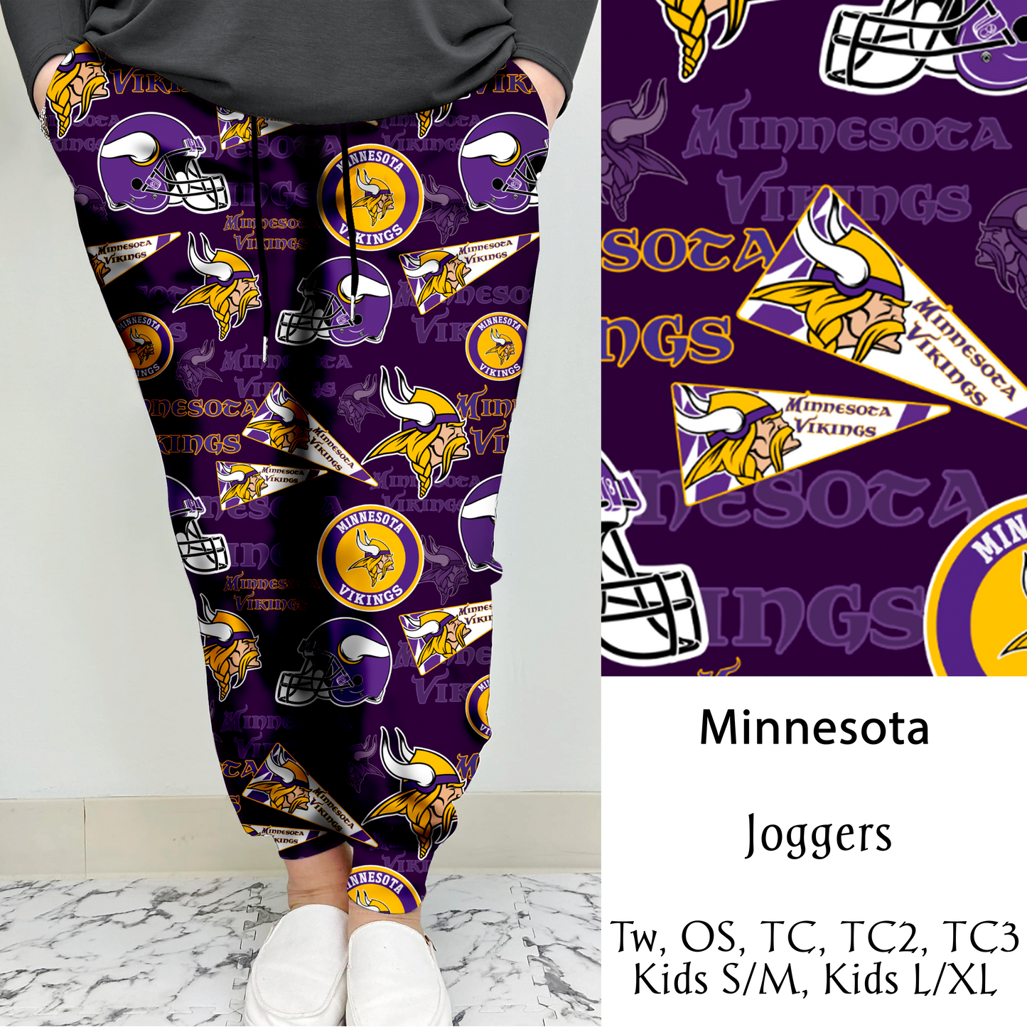Minnesota Football Leggings/Capri/Joggers | Run ends 8/16 | ETA Late September