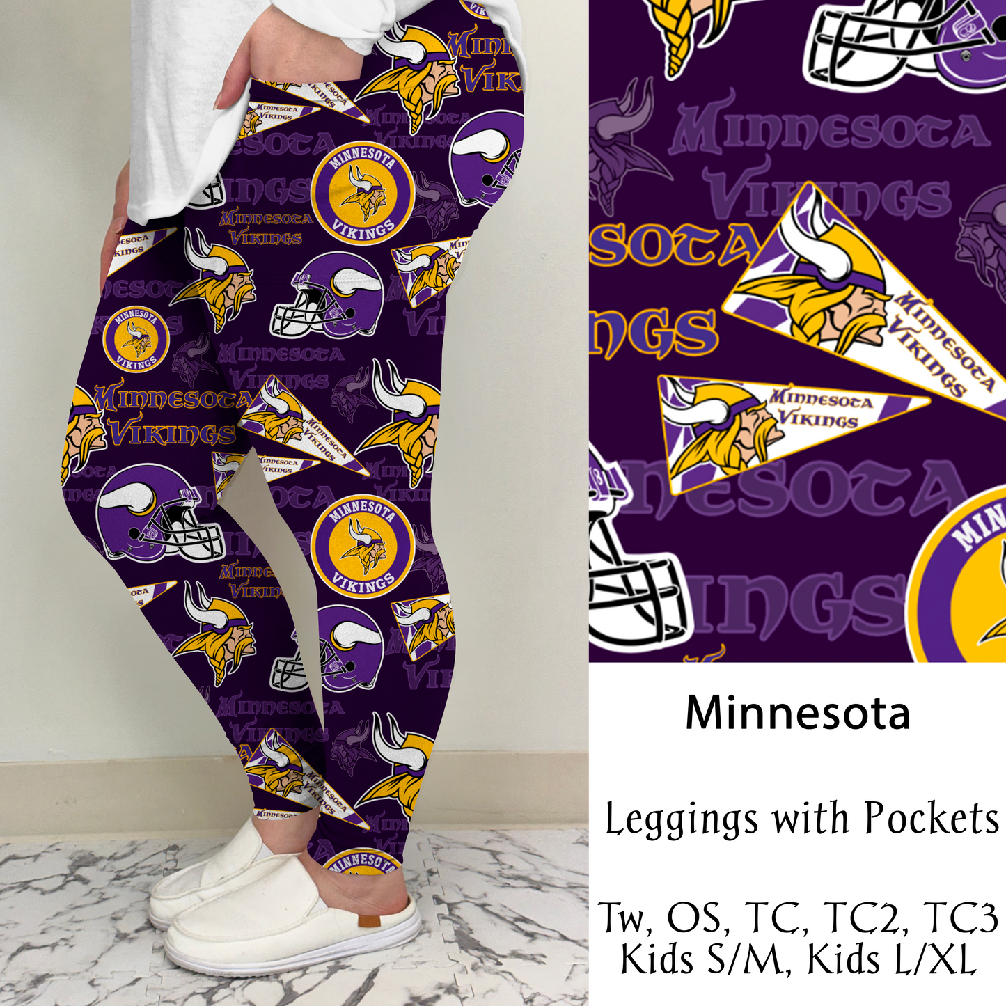 Minnesota Football Leggings/Capri/Joggers | Run ends 8/16 | ETA Late September