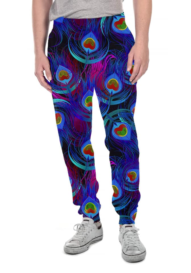 Peacock leggings and lounge pants