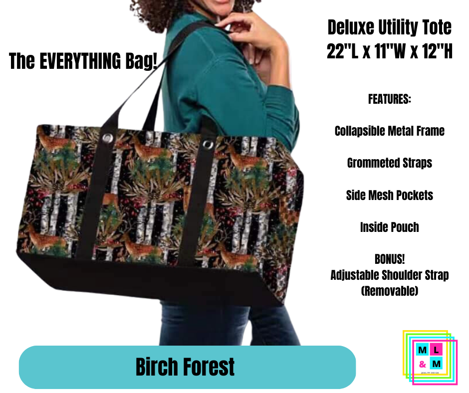 Birch Forest Collapsible Tote